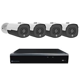 Wireless Bullet Camera System White SMART 4