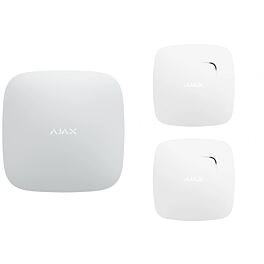 Smoke detector + CO alarm kit x 2 White SMART