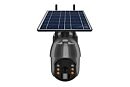 4G PTZ camera with solar panel Black EASY