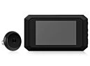 Door viewer camera with screen and recording