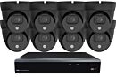 Dome Camera System Black ELITE 8