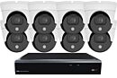 Wireless Dome Camera System White ELITE 8