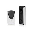 Wi-Fi Doorbell with Camera + Chime EASY (Black/Silver)