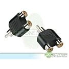 RCA female - RCA male splitter