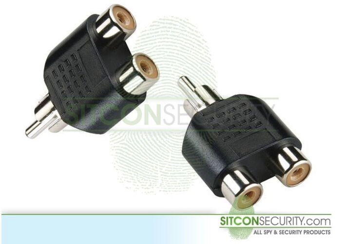 RCA female - RCA male splitter main product photo