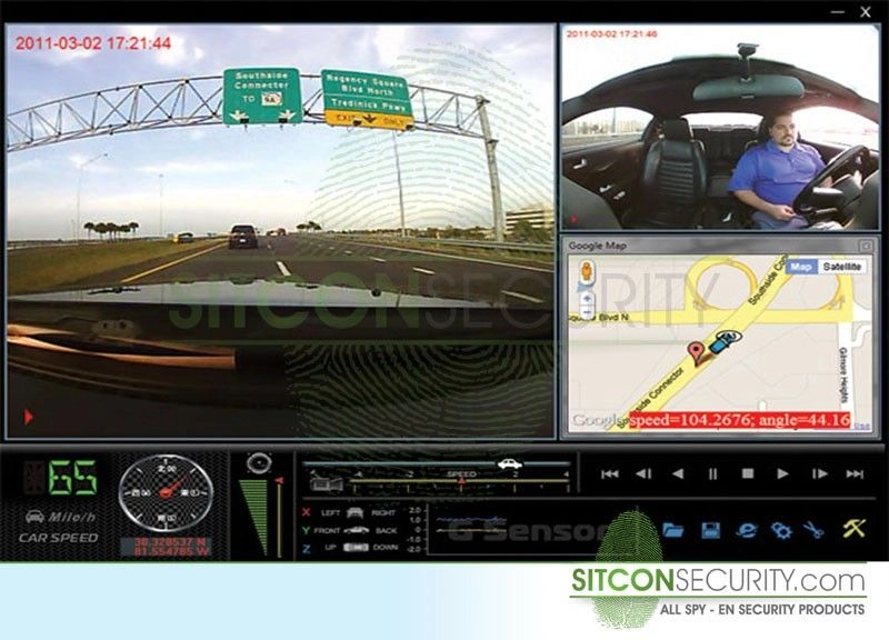 dashcam met 2 camera lensen